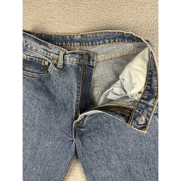 Vintage Levis Jeans Mens 33x30 Blue Denim 550 Relaxed Fit Taper Made in USA 90s - Picture 4 of 10